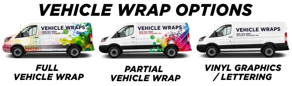 Woodway Vehicle Wraps vehicle wrap options