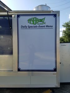 food truck menu board magnet
